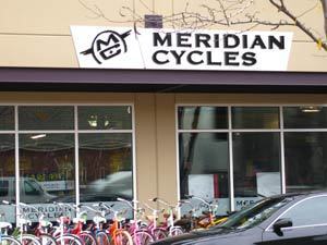 Meridian Cycles Store Front
